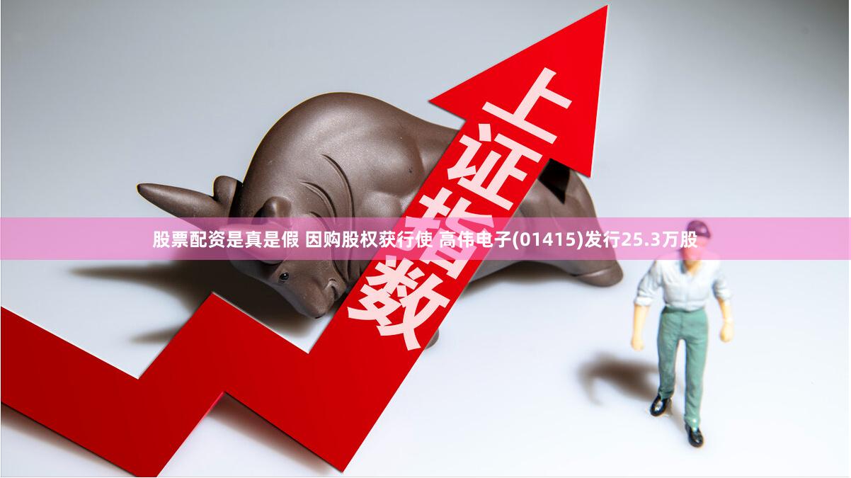 股票配资是真是假 因购股权获行使 高伟电子(01415)发行25.3万股