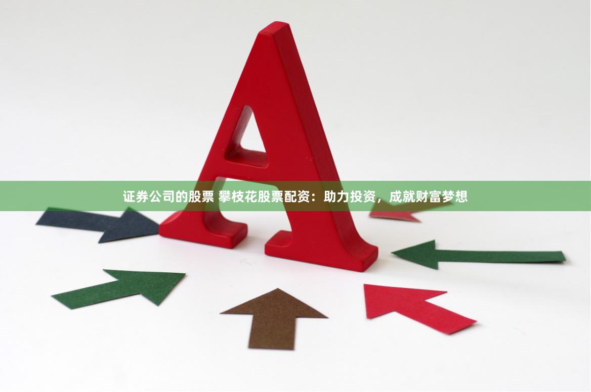 证券公司的股票 攀枝花股票配资：助力投资，成就财富梦想