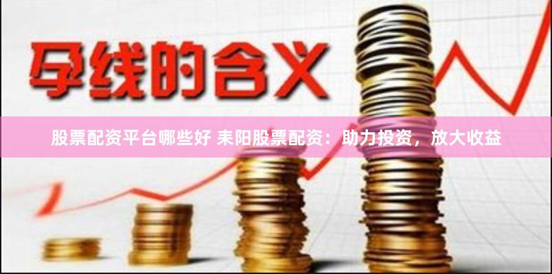股票配资平台哪些好 耒阳股票配资：助力投资，放大收益