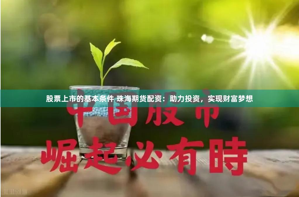 股票上市的基本条件 珠海期货配资：助力投资，实现财富梦想